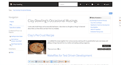 Desktop Screenshot of claydowling.com
