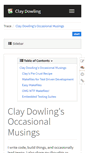 Mobile Screenshot of claydowling.com